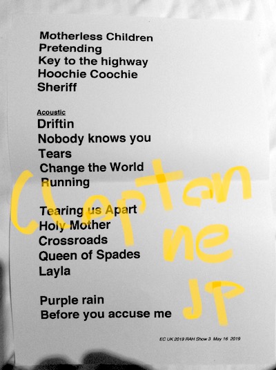 setlist