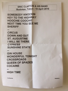 setlist